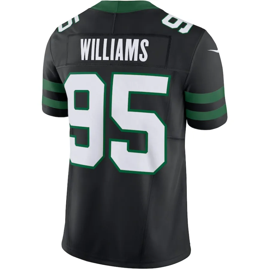 New York Jets Jerseys | Men^Men's Nike Quinnen Williams Legacy Black Alternate Vapor F.U.S.E. Limited Jersey