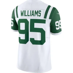 New York Jets Jerseys | Men^Men's Nike Quinnen Williams White Classic Alternate Vapor F.U.S.E. Limited Jersey