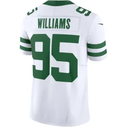 New York Jets Jerseys | Men^Men's Nike Quinnen Williams Legacy White Vapor F.U.S.E. Limited Jersey