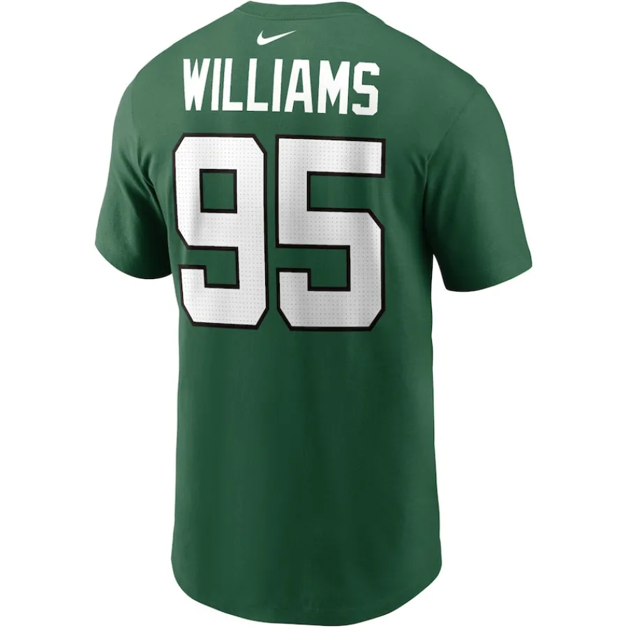 New York Jets T-Shirts | Men^Men's Nike Quinnen Williams Green Player Name & Number T-Shirt