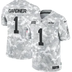 New York Jets Nike Limited | Pro Line^Men's Nike Sauce Gardner Arctic Camo 2024 Salute To Service Limited Jersey