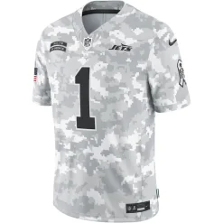 New York Jets Nike Limited | Pro Line^Men's Nike Sauce Gardner Arctic Camo 2024 Salute To Service Limited Jersey