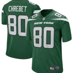 New York Jets Replica | Throwback^Men's Nike Wayne Chrebet Gotham Green Game Retired Player Jersey