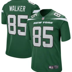 New York Jets Replica | Throwback^Men's Nike Wesley Walker Gotham Green Game Retired Player Jersey