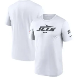 New York Jets T-Shirts | Men^Men's Nike White 2024 Salute To Service Legend Performance T-Shirt