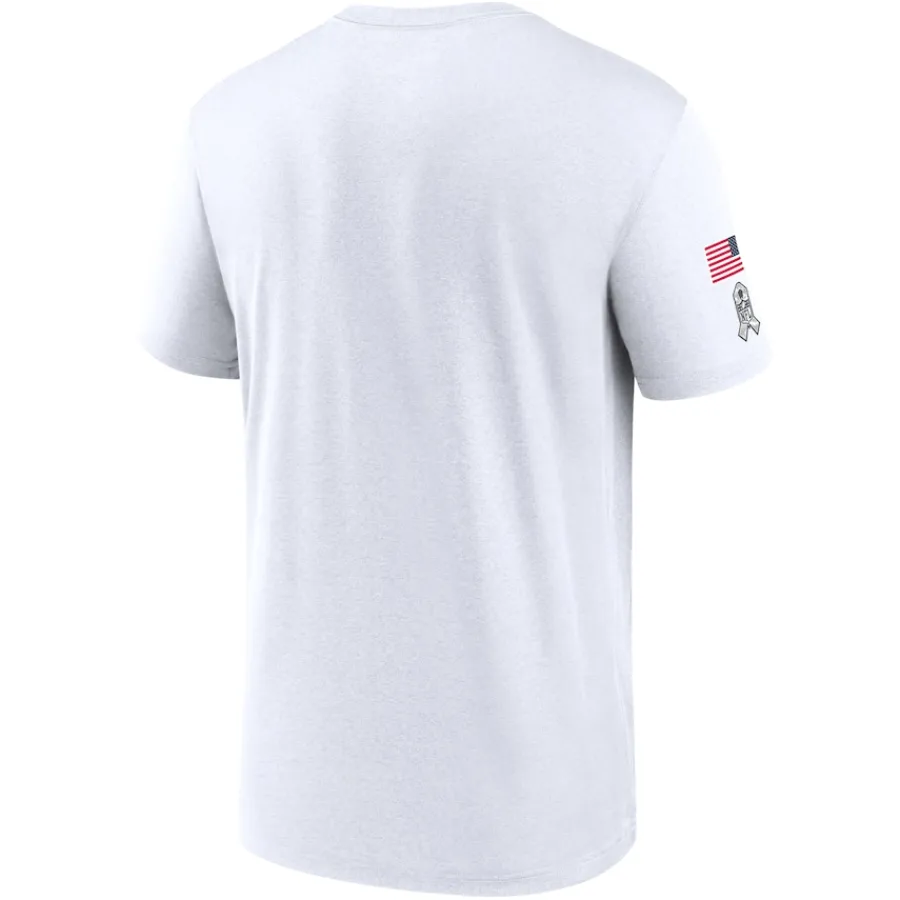 New York Jets T-Shirts | Men^Men's Nike White 2024 Salute To Service Legend Performance T-Shirt