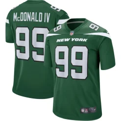 New York Jets Replica^Men's Nike Will McDonald IV Gotham Green Game Jersey