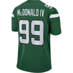 New York Jets Replica^Men's Nike Will McDonald IV Gotham Green Game Jersey