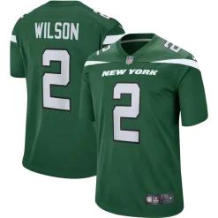 New York Jets Jerseys | Men^Men's Nike Zach Wilson Gotham Green Game Jersey