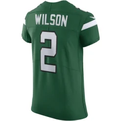 New York Jets Nike Elite^Men's Nike Zach Wilson Gotham Green Vapor Elite Jersey