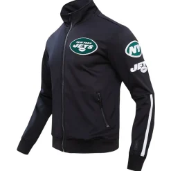 New York Jets Jackets^Men's Pro Standard Black Classic Full-Zip Track Jacket