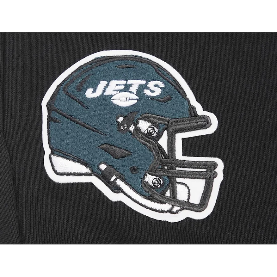 New York Jets Shorts & Pants^Men's Pro Standard Black Mash-Up Fleece Sweatpants