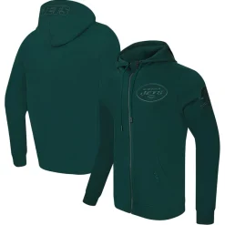 New York Jets Sweatshirts & Fleece | Men^Men's Pro Standard Green Triple Tonal Full-Zip Hoodie