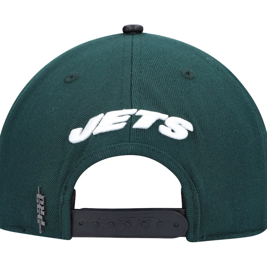 New York Jets Snapback^Men's Pro Standard Green/Black 2Tone Snapback Hat