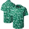 New York Jets Polos^Men's Reyn Spooner Green Throwback Pua Performance Polo