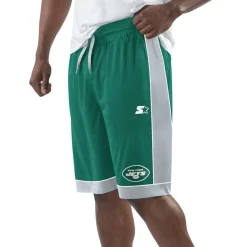 New York Jets Shorts & Pants^Men's Starter Green/White Fan Favorite Fashion Shorts