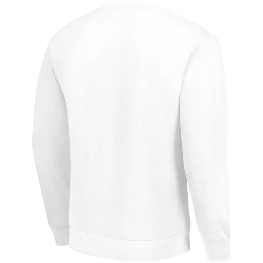 New York Jets Sweatshirts & Fleece | Men^Men's Starter White Color Scratch Team Graphic Fleece Pullover Sweatshirt