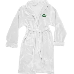 New York Jets Underwear & Sleepwear^Men's The Northwest Group White Silk Touch Robe