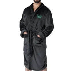 New York Jets Underwear & Sleepwear^Men's The Northwest Group Black Bathrobe