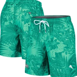 New York Jets Shorts & Pants^Men's Tommy Bahama Green Santiago Palms Board Shorts