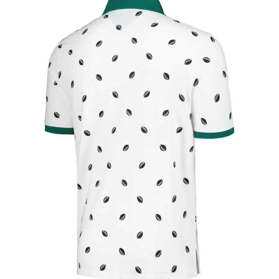 New York Jets Polos^Men's Tommy Hilfiger White Bryce Pique Polo