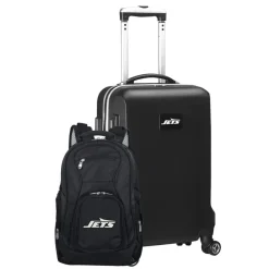 New York Jets Travel | School Supplies^MOJO Black 2-Piece Backpack & Carry-On Set