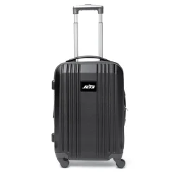 New York Jets Travel | School Supplies^MOJO Black 21" Hardcase Two-Tone Spinner Carry-On