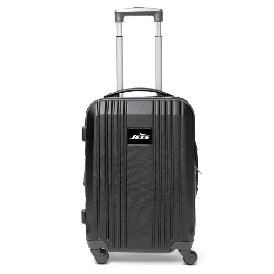 New York Jets Travel | School Supplies^MOJO Black 21" Hardcase Two-Tone Spinner Carry-On