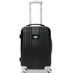 New York Jets Travel | School Supplies^MOJO Black 21" Hardcase Two-Tone Spinner Carry-On