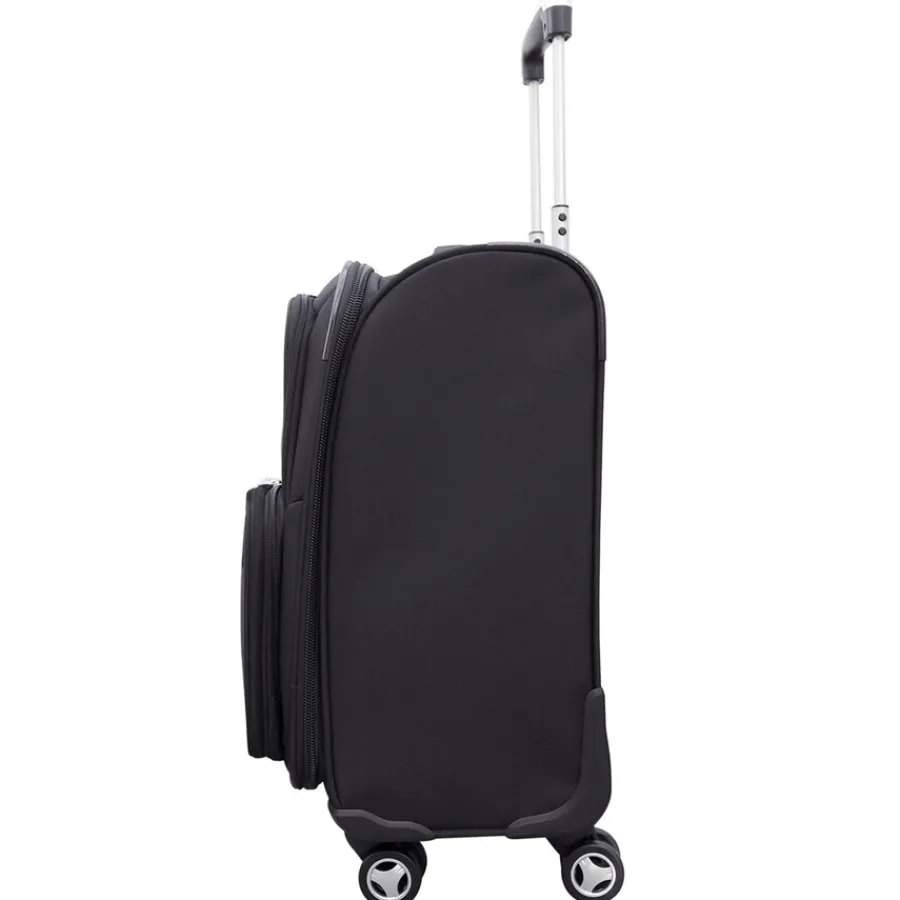 New York Jets Travel | School Supplies^MOJO Black 21" Softside Spinner Carry-On