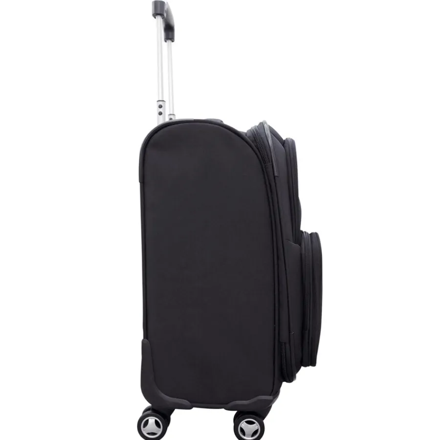 New York Jets Travel | School Supplies^MOJO Black 21" Softside Spinner Carry-On