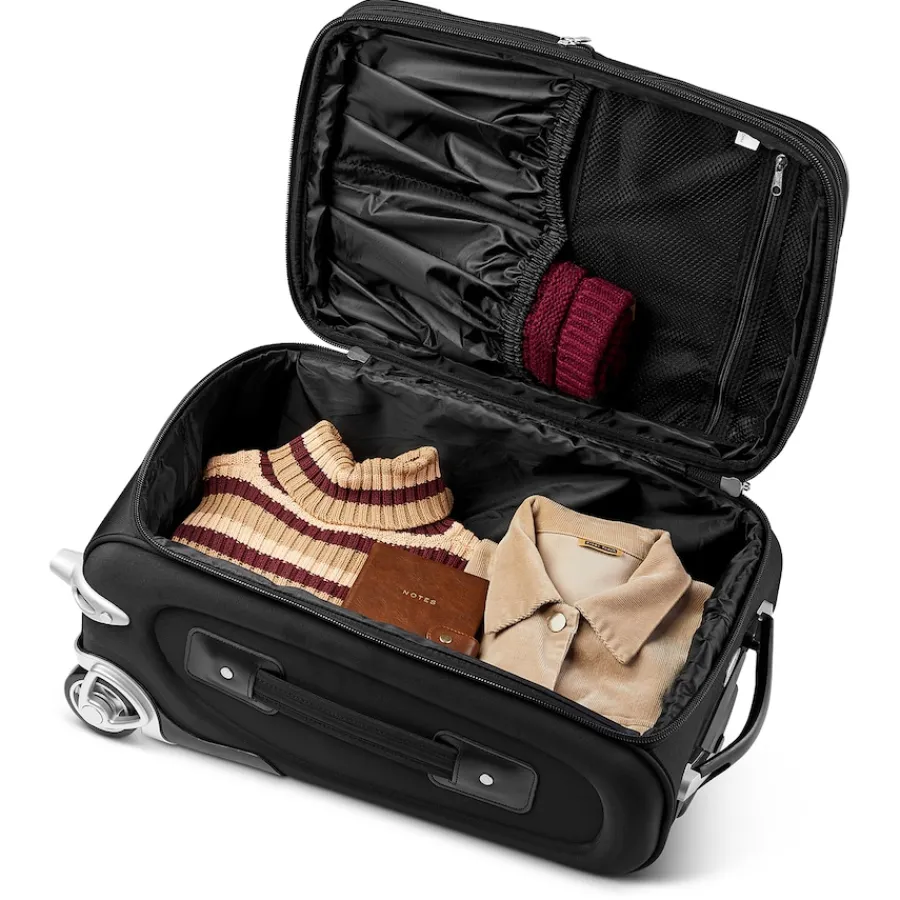 New York Jets Travel | School Supplies^MOJO Black 21" Softside Rolling Carry-On Suitcase