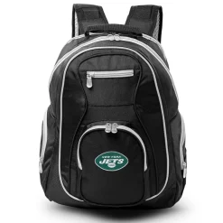 New York Jets Travel | School Supplies^MOJO Black/Gray Premium Color Trim Backpack