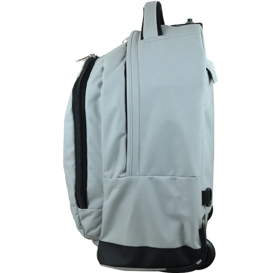 New York Jets Travel | School Supplies^MOJO Gray 19'' Premium Wheeled Backpack
