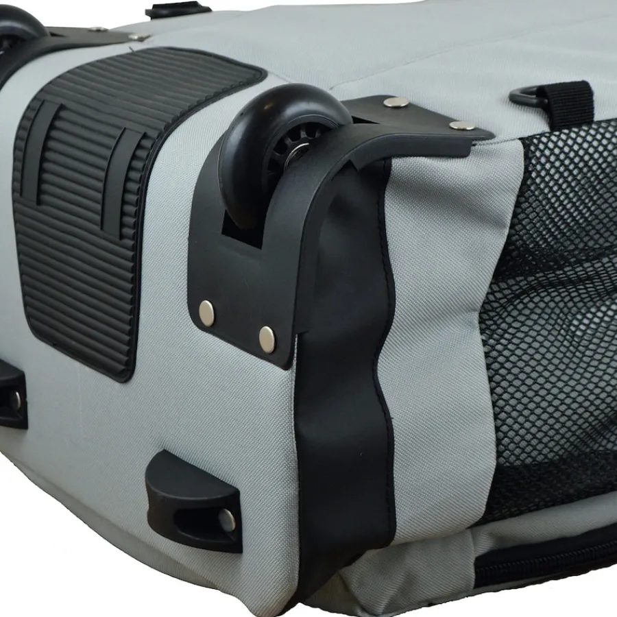 New York Jets Travel | School Supplies^MOJO Gray 19'' Premium Wheeled Backpack