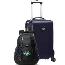New York Jets Travel | School Supplies^MOJO Navy 2-Piece Backpack & Carry-On Set