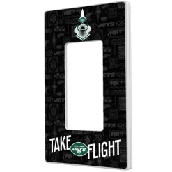 New York Jets Lighting^ 2024 Illustrated Limited Edition Single Rocker Light Switch Plate