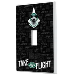 New York Jets Lighting^ 2024 Illustrated Limited Edition Single Toggle Light Switch Plate