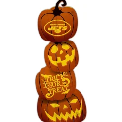 New York Jets Holiday Items | Holiday Decorations^ 31'' Pumpkin Leaner
