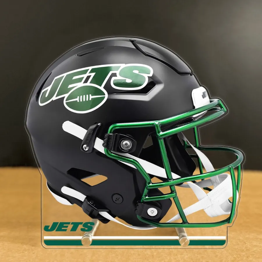 New York Jets Plaques^ 13" Speed Helmet Acrylic Plaque