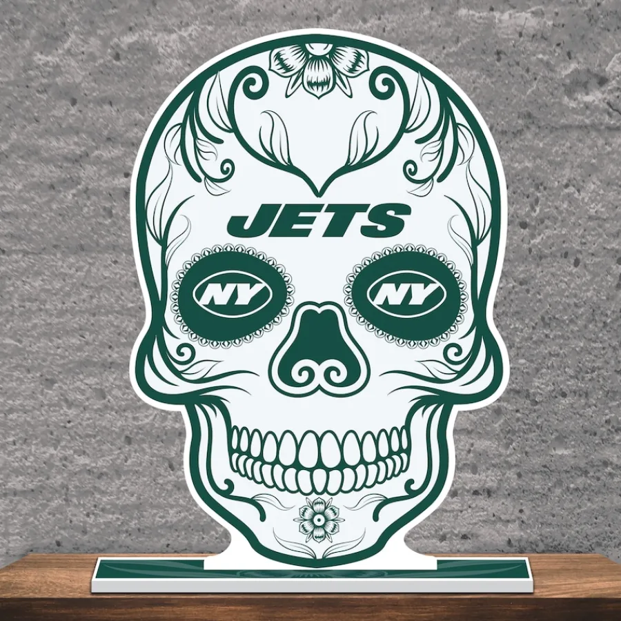 New York Jets Toys & Games | Toys & Outdoor Games^ 10" Sugar Skull Standee