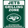 New York Jets Wall Art | Wall Art^ 13" X 20" Grill Zone Metal Sign