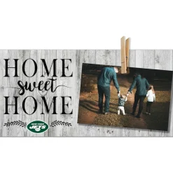 New York Jets Picture Frames & Albums^ 6'' X 12'' Home Sweet Home Clip Frame