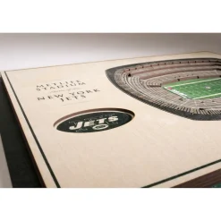 New York Jets Wall Art | Photos^ 17'' X 13'' 5-Layer StadiumViews 3D Wall Art