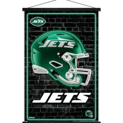 New York Jets Wall Art | Wall Art^ 22.375" X 34" Magnetic Framed Poster