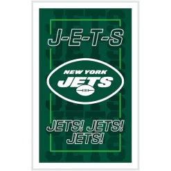 New York Jets Lighting^ 14" X 22" Neolite LED Rectangle Wall Sign
