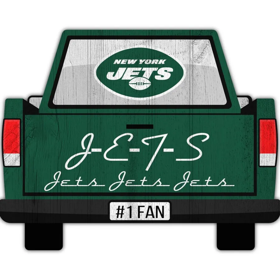 New York Jets Wall Art | Wall Art^ 12'' X 12'' Truck Back Décor