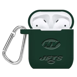 New York Jets Electronics | Electronics^ Debossed Silicone AirPods Case Cover