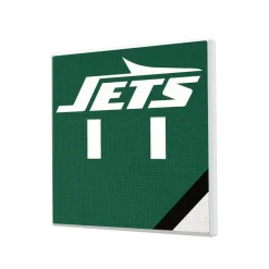 New York Jets Lighting^ Diagonal Stripe Double Toggle Light Switch Plate