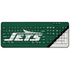 New York Jets Office Accessories^ Diagonal Stripe Wireless Keyboard